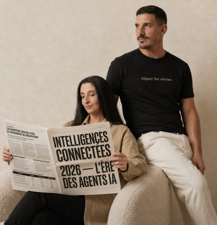 Nadia et Omar — Fondateurs de l'Agence des Intelligences Connectées